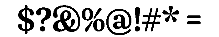 Fraunces SemiBold Instance Font OTHER CHARS