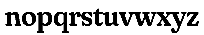 Fraunces SemiBold Instance Font LOWERCASE