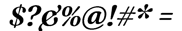 Fraunces SemiBoldItalic Instance Font OTHER CHARS