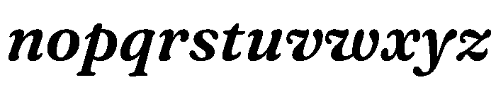 Fraunces SemiBoldItalic Instance Font LOWERCASE