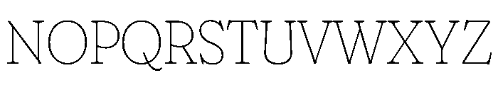 Fraunces Thin Instance Font UPPERCASE