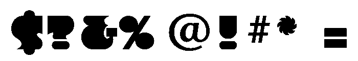 Frenchy Regular Font OTHER CHARS