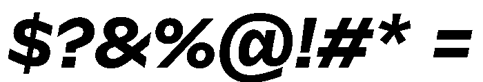 Frequenz Bold Italic Font OTHER CHARS