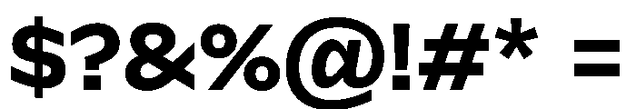 Frequenz Bold Font OTHER CHARS