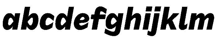 Frequenz Extra Bold Italic FONT