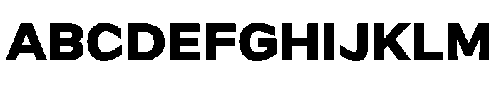 Frequenz Extra Bold Font UPPERCASE