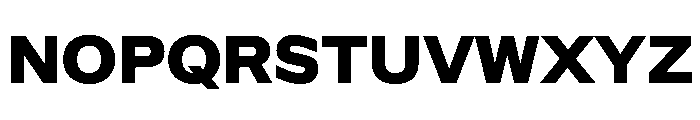 Frequenz Extra Bold Font UPPERCASE
