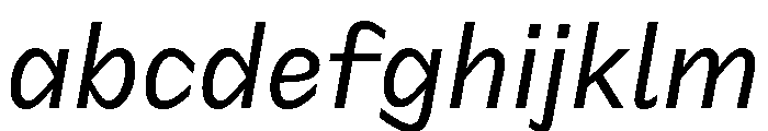 Frequenz Regular Italic FONT