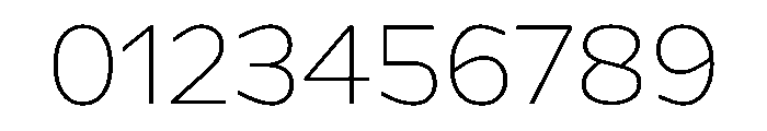 Frequenz Thin Font OTHER CHARS