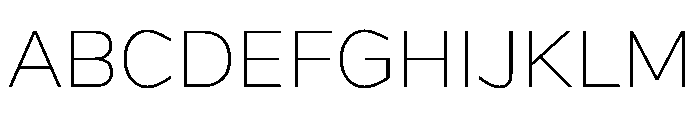 Frequenz Thin Font UPPERCASE