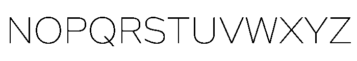 Frequenz Thin Font UPPERCASE