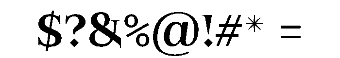 Friday Bold Font OTHER CHARS
