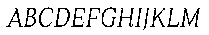 Friday BookItalic Font UPPERCASE