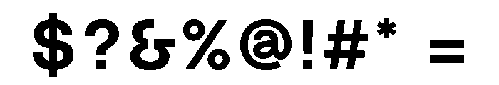 FriedelPro Bold Font OTHER CHARS