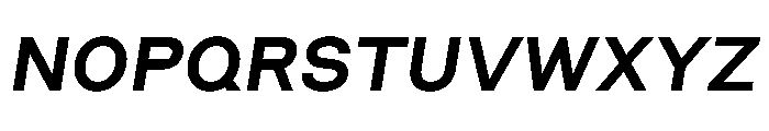 FriedelPro BoldOblique Font UPPERCASE
