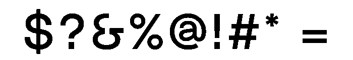 FriedelPro Medium Font OTHER CHARS