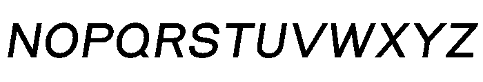 FriedelPro MediumOblique Font UPPERCASE