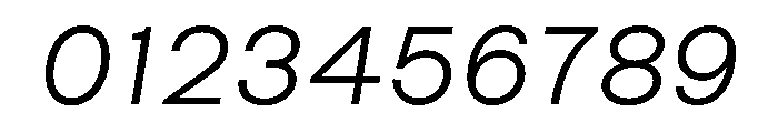 FriedelPro Oblique Font OTHER CHARS