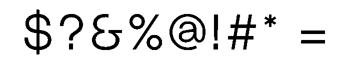 FriedelPro Regular Font OTHER CHARS