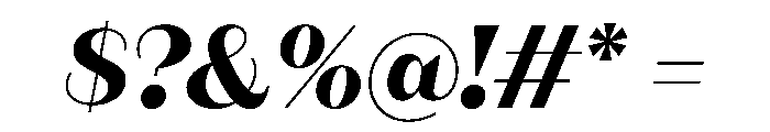 Fromage BoldItalic Font OTHER CHARS