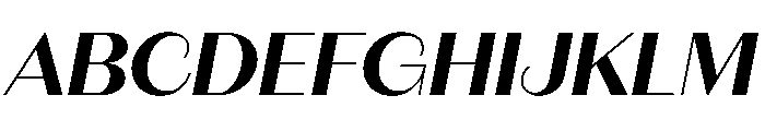 Fromage BoldItalic Font UPPERCASE