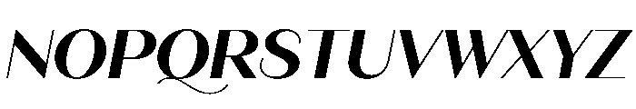 Fromage BoldItalic Font UPPERCASE