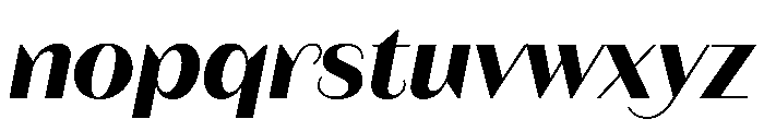 Fromage BoldItalic Font LOWERCASE