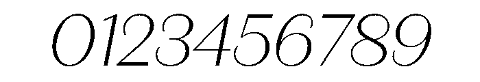 Fromage ExtraLightItalic Font OTHER CHARS