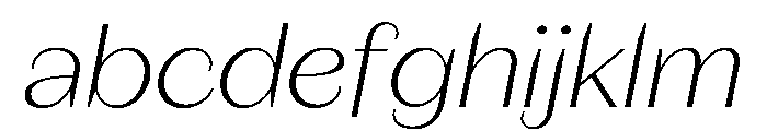 Fromage ExtraLightItalic FONT