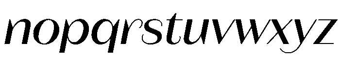 Fromage MediumItalic Font LOWERCASE