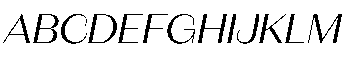 Fromage RegularItalic Font UPPERCASE
