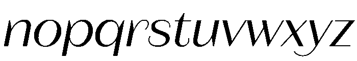 Fromage RegularItalic Font LOWERCASE