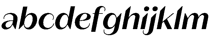 Fromage SemiBoldItalic FONT