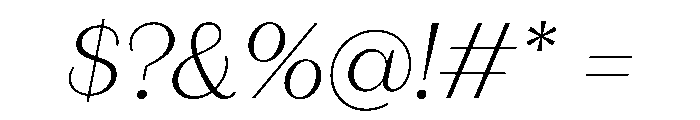 Fromage VariableItalic Font OTHER CHARS