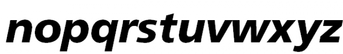 FreeSet Bold Oblique Font LOWERCASE