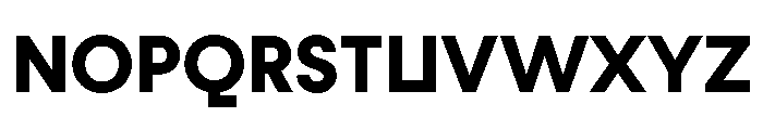 Fractul Alt Bold Font UPPERCASE