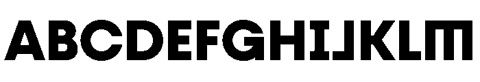 Fractul Alt Extra Bold Font UPPERCASE