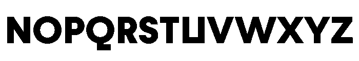 Fractul Alt Extra Bold Font UPPERCASE