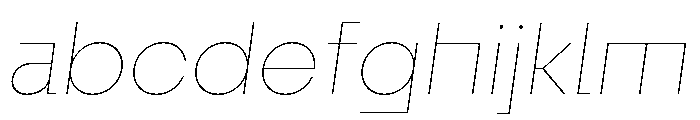 Fractul Alt Hairline Italic FONT