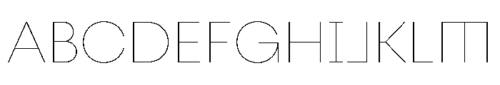 Fractul Alt Hairline Font UPPERCASE
