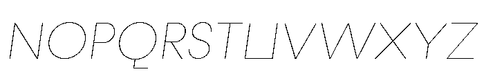 Fractul Alt Italic Font UPPERCASE