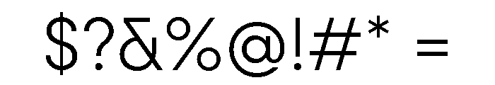 Fractul Alt Light Font OTHER CHARS