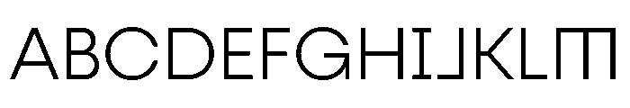 Fractul Alt Light Font UPPERCASE