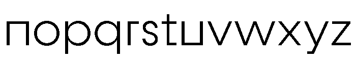 Fractul Alt Light Font LOWERCASE