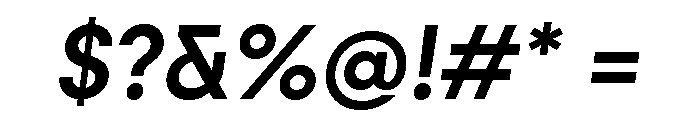 Fractul Alt Medium Italic Font OTHER CHARS