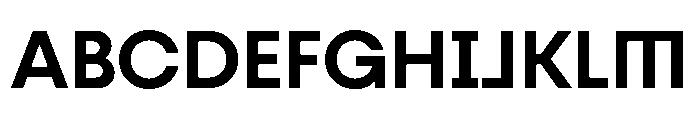 Fractul Alt Semi Bold Font UPPERCASE