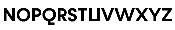 Fractul Alt Semi Bold Font UPPERCASE
