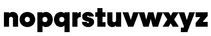 Fractul Black Font LOWERCASE