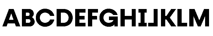 Fractul Bold Font UPPERCASE