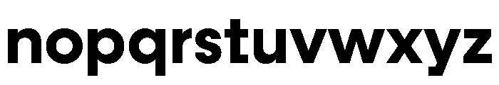 Fractul Bold Font LOWERCASE